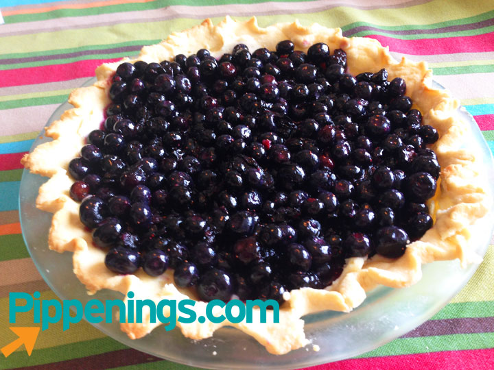 Blueberry Glace Pie, Pippi's favorite