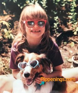 Pippi with her first dog